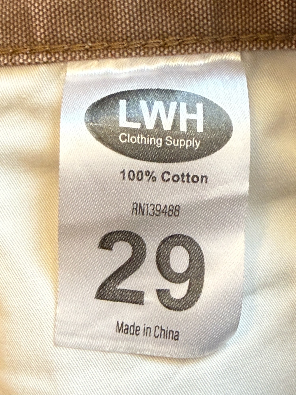 Locust and Wild Honey Good Carpenter Pants 29 Fits 30x32 Heavyweight NWT MNML - Picture 15 of 16